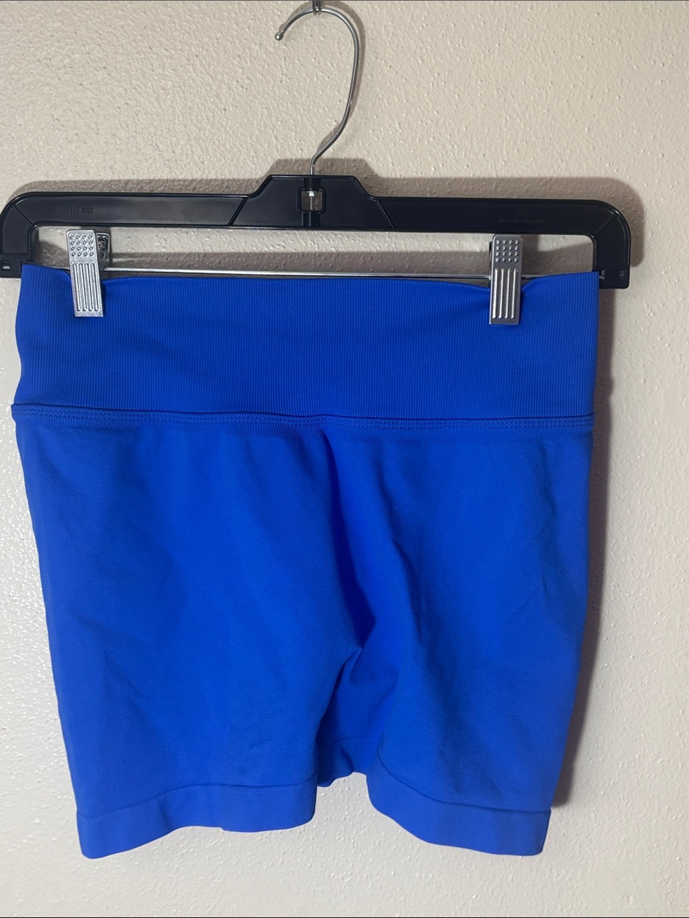 High-Waist Royal Blue Bike Shorts for Women
